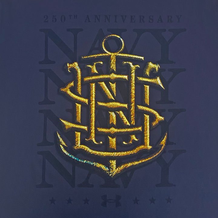 Navy Under Armour 2025 Rivalry Navy Anchor Tech T-Shirt (Navy)