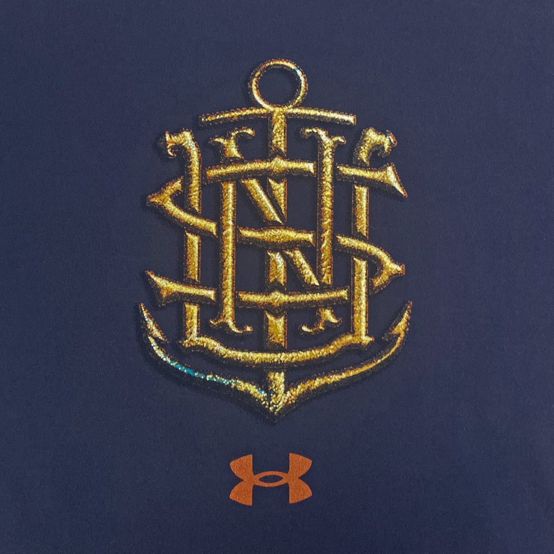 Navy Under Armour 2025 Rivalry Navy Anchor Tech T-Shirt (Navy)