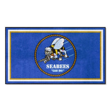 Load image into Gallery viewer, U.S. Navy - SEABEES 3X5 Plush Rug