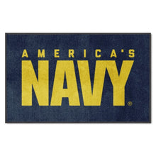 Load image into Gallery viewer, U.S. Navy 4X6 Logo Mat - Landscape