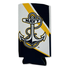 Load image into Gallery viewer, Navy Slim Fit 12oz Sublimated Can Holder