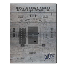 Load image into Gallery viewer, Seating Chart Naval Academy Midshipmen (16x20)