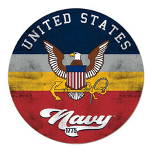 Load image into Gallery viewer, Circle Retro Multi Navy (20x20)*