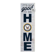 Load image into Gallery viewer, Indoor Outdoor Sign HOME So Good Navy (10x35)
