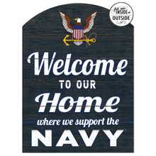 Load image into Gallery viewer, Navy Indoor Outdoor Marquee Sign (16x22)*