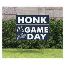 Load image into Gallery viewer, Lawn Sign Honk Game Day Naval Academy Midshipmen (18x24)