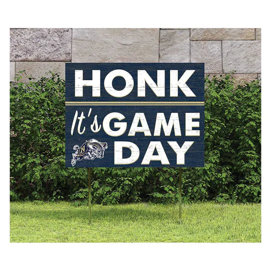 Lawn Sign Honk Game Day Naval Academy Midshipmen (18x24)