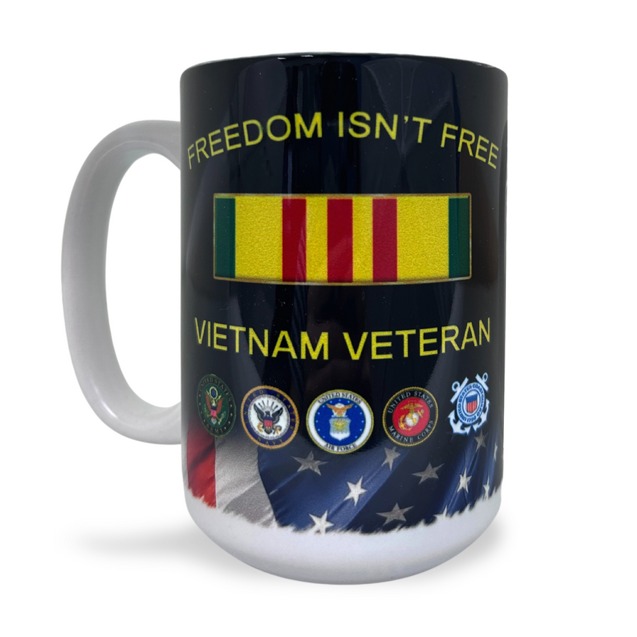 Freedom Isn't Free Vietnam Veteran Mug