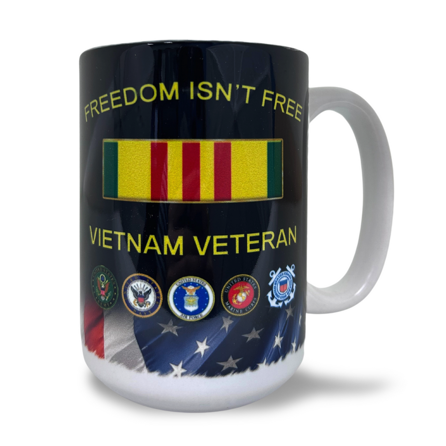 Freedom Isn't Free Vietnam Veteran Mug