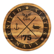 Load image into Gallery viewer, United States Navy Logo Sign 2 (12x12)