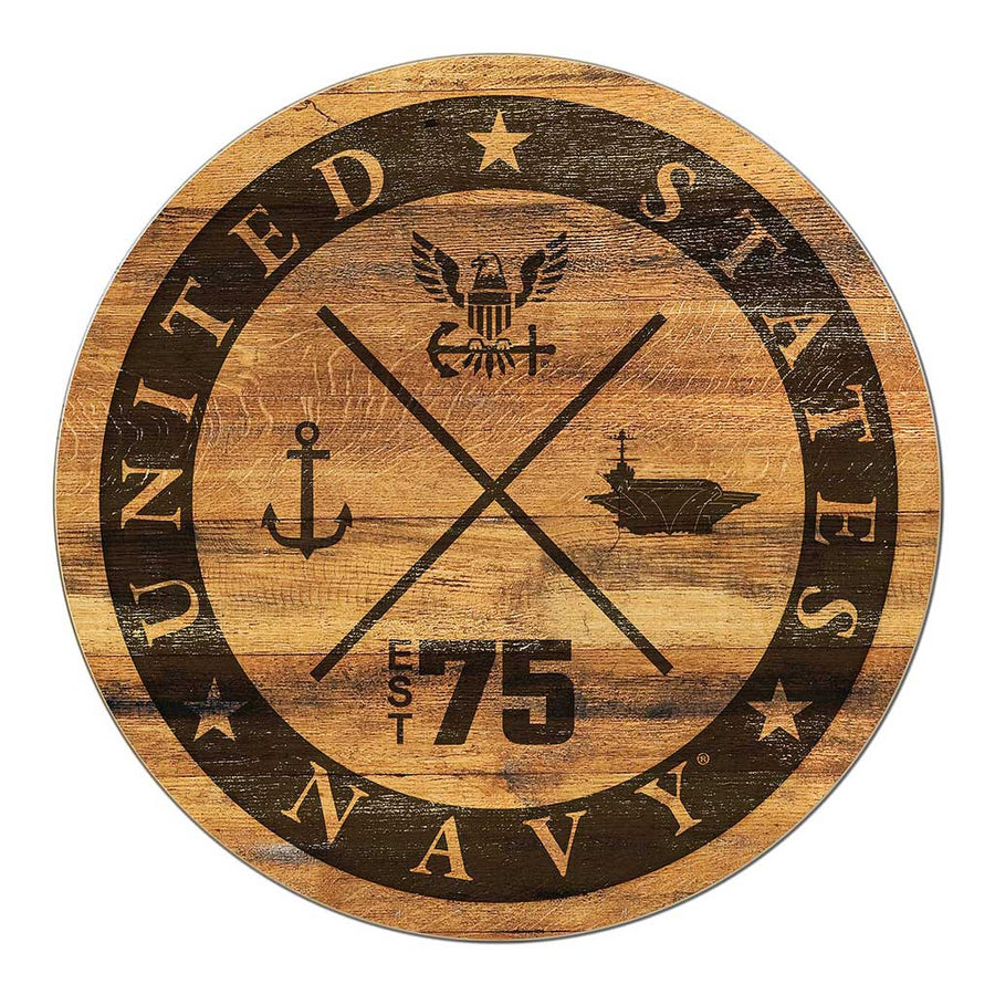 United States Navy Logo Sign 2 (12x12)