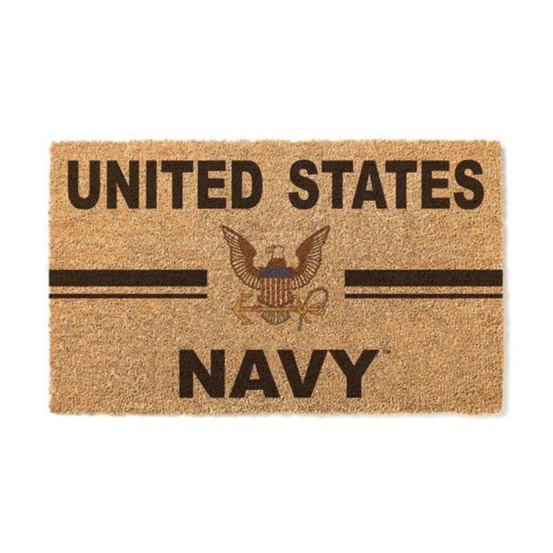 Navy Eagle Stripe Doormat*