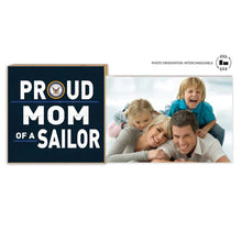 Load image into Gallery viewer, Navy Floating Picture Frame Military Proud Mom