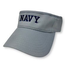 Load image into Gallery viewer, Navy Cool Fit Performance Visor (Grey)