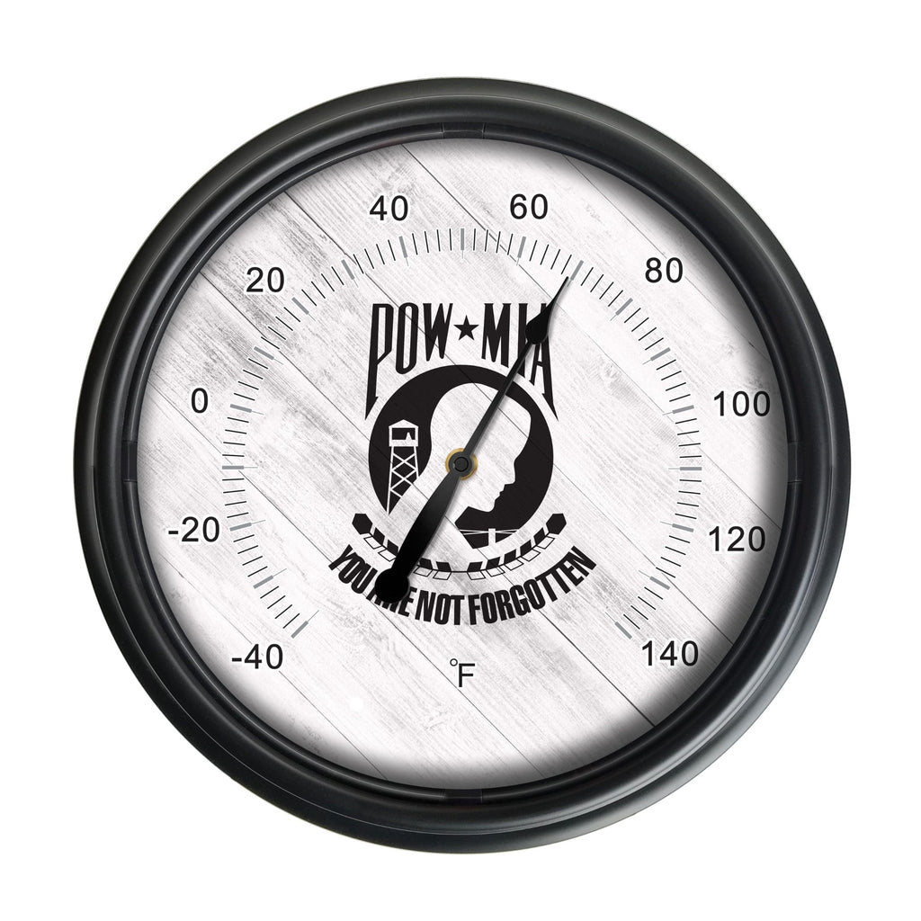 POW/MIA Indoor/Outdoor LED Thermometer