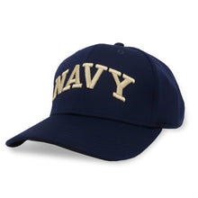 Load image into Gallery viewer, Navy Cool Fit Structured Stretch Fit Hat (Navy)