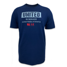 Load image into Gallery viewer, Under Armour Freedom United T-Shirt (Navy)