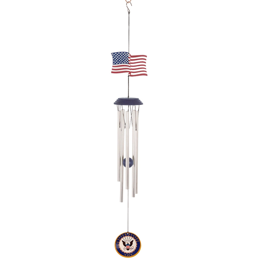 Navy Seal USA Flag Wind Chimes