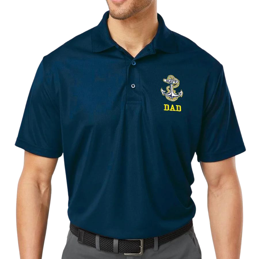 Navy Dad Polo (Navy)