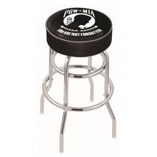 Load image into Gallery viewer, POW/MIA Backless Stool (Chrome Finish)