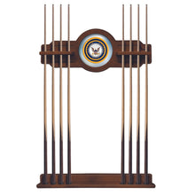 Load image into Gallery viewer, Navy Eagle Solid Wood Cue Rack