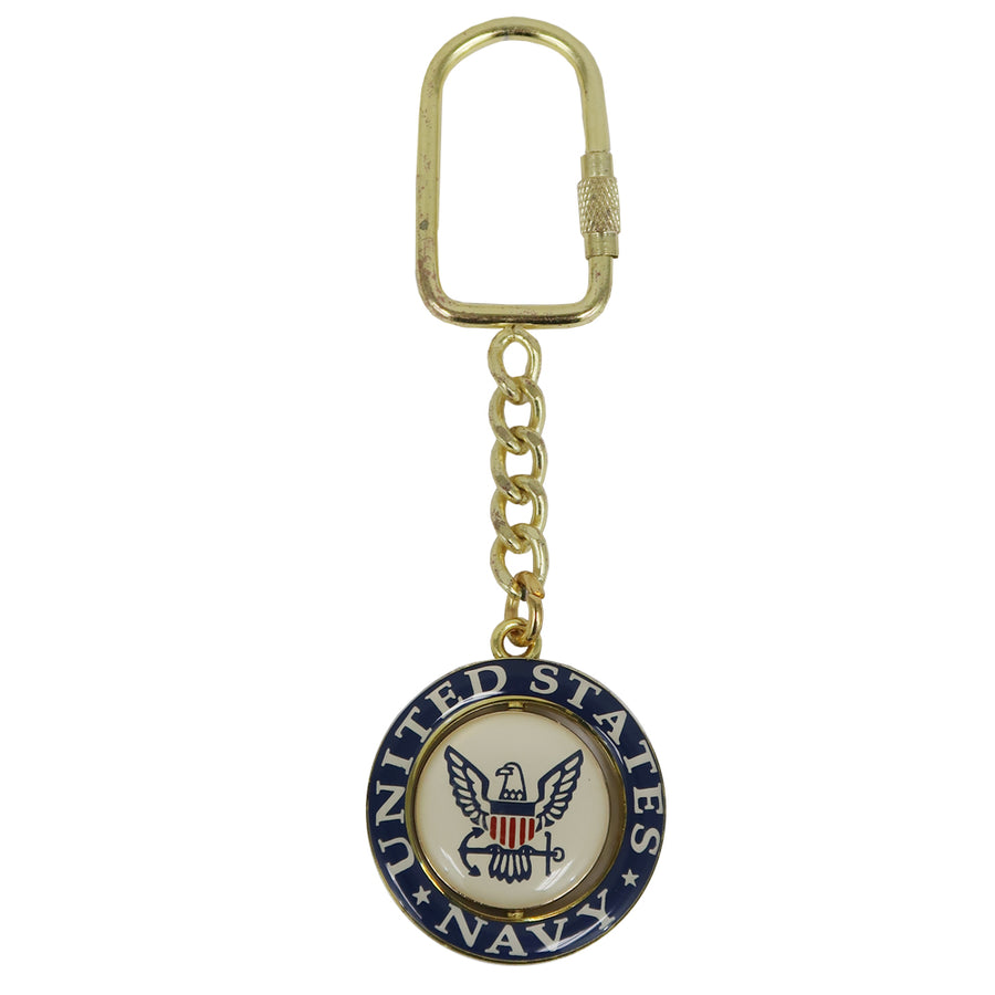 Navy Eagle Spinner Keychain (Navy)