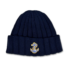 Load image into Gallery viewer, Navy Anchor Watchman Knit (Navy)