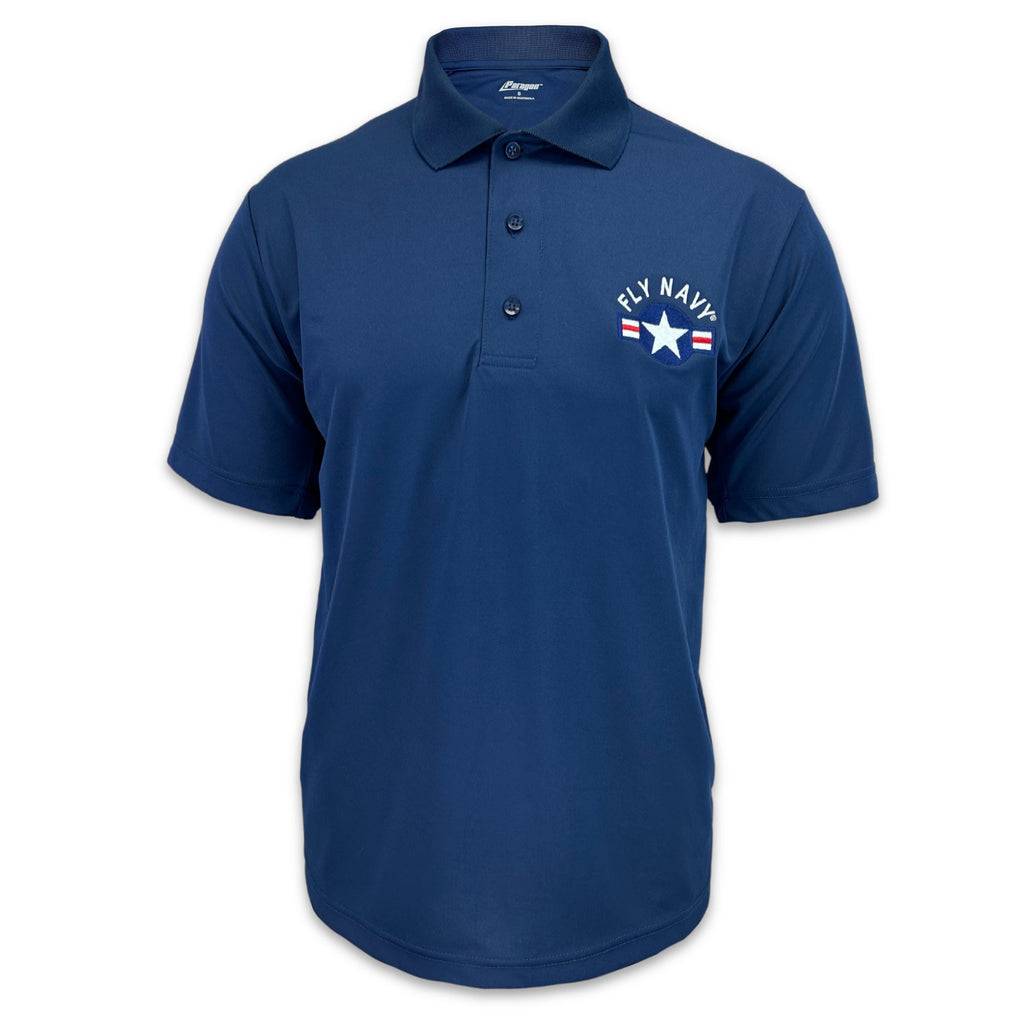 Navy Fly Navy Performance Polo (Navy)