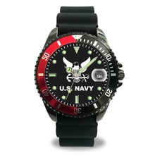 Load image into Gallery viewer, Navy Eagle Sporty Dress Watch