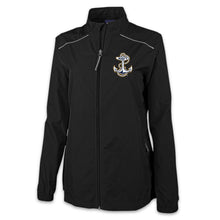 Load image into Gallery viewer, Navy Anchor Ladies Pack-N-Go Full Zip Jacket