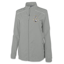 Load image into Gallery viewer, Navy Anchor Ladies Pack-N-Go Full Zip Jacket