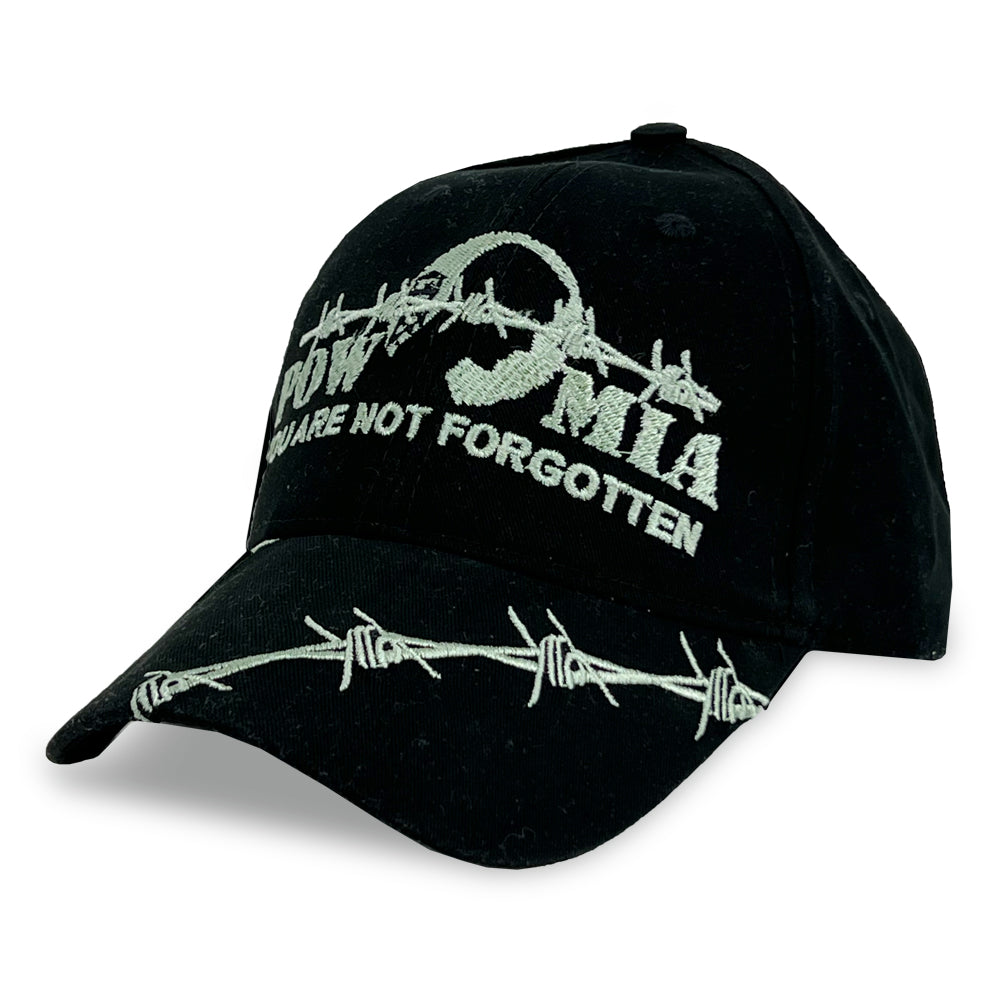 POW MIA You Are Not Forgotten Hat (Black)