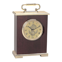 Load image into Gallery viewer, Navy Anchor Le Grande Carriage Clock (Gold)