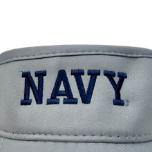 Load image into Gallery viewer, Navy Cool Fit Performance Visor (Grey)