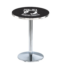 Load image into Gallery viewer, POW/MIA Pub Table with Round Base*