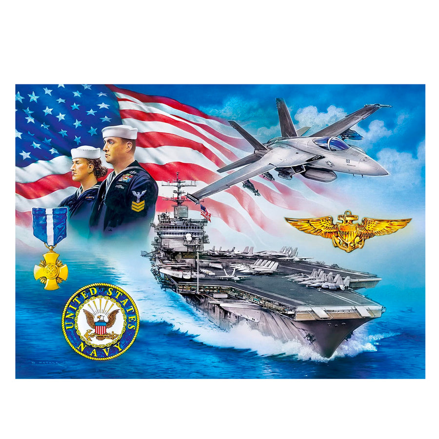 US Navy Forged by the Sea 1000Pc Puzzle