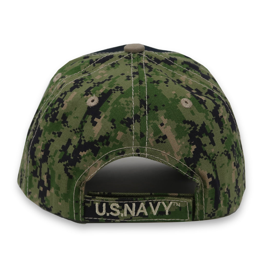 United States Navy Seal Camo Back Hat (Navy)