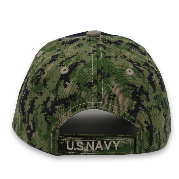 United States Navy Seal Camo Back Hat (Navy)