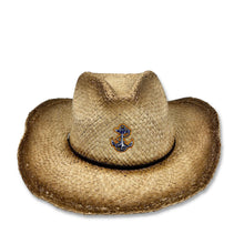 Load image into Gallery viewer, Navy Anchor Wrangler Hat