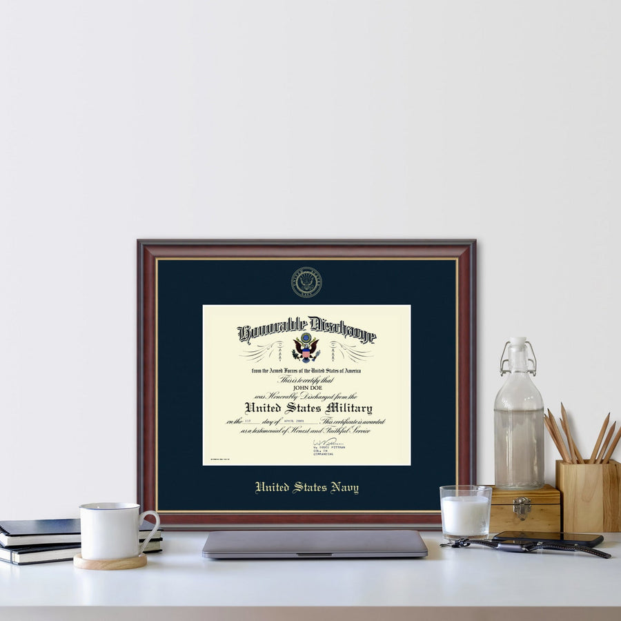 U.S. Navy Honorable Discharge Certificate Frame (11x8.5)