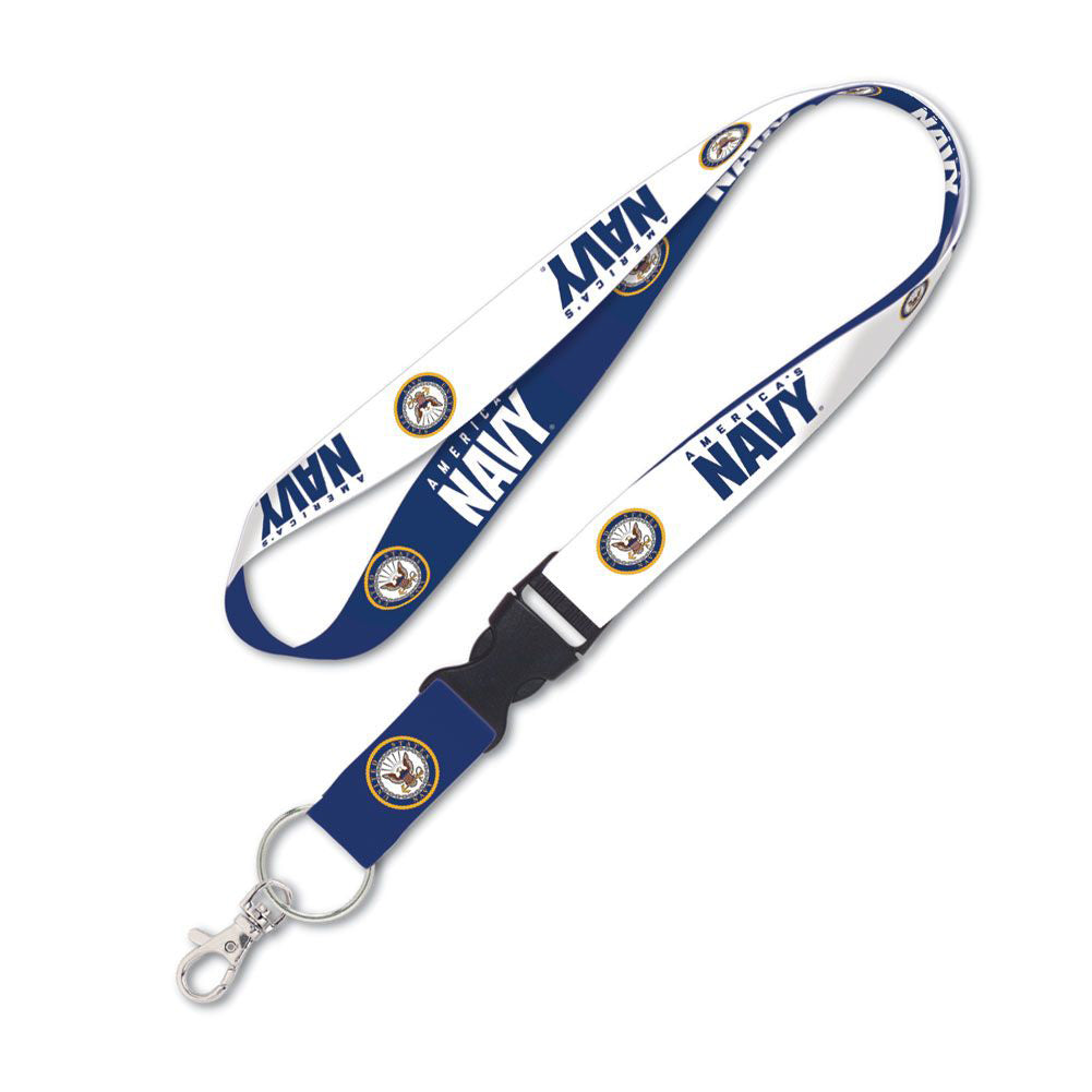 U.S. Navy Lanyard (Navy/White)