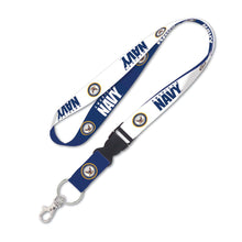 Load image into Gallery viewer, U.S. Navy Lanyard (Navy/White)