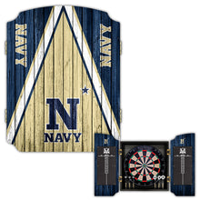 Load image into Gallery viewer, NAVAL ACADEMY MIDSHIPMEN DARTBOARD CABINET