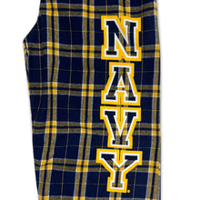 Load image into Gallery viewer, Navy 2C Flannel Pants (Navy/Gold)