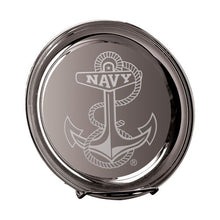 Load image into Gallery viewer, Navy Anchor 10&quot; Silver Plated Commemorative Tray