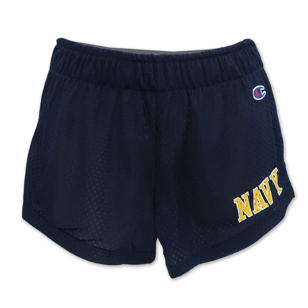 Navy Champion Ladies Mesh Shorts (Navy)