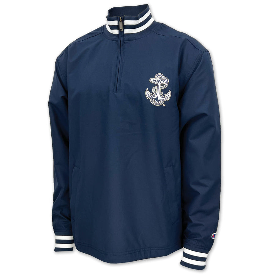 Navy Anchor Champion Men's Trooper Jacket (Navy)