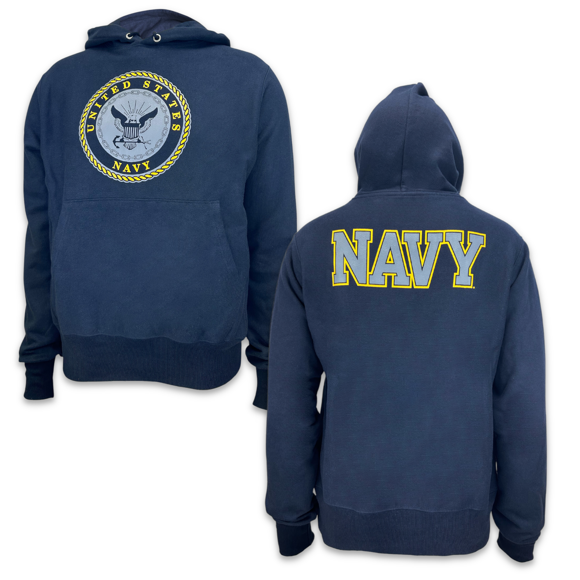 Navy top seal hoodie