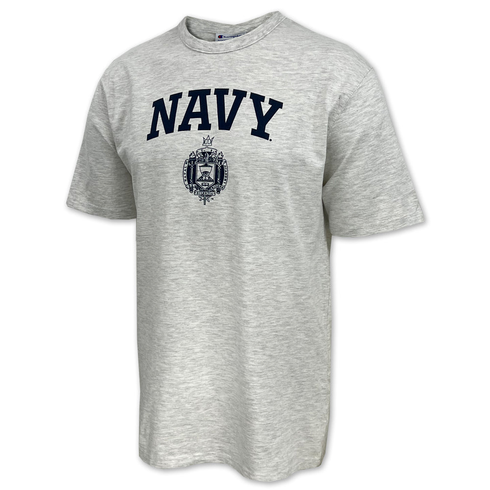 USNA Issue Champion T-Shirt (Grey)