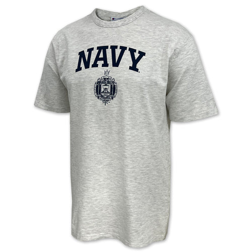 USNA Issue Champion T-Shirt (Grey)